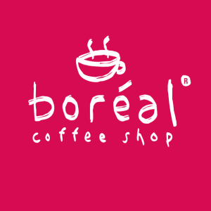 Boréal Coffee Shop Logo