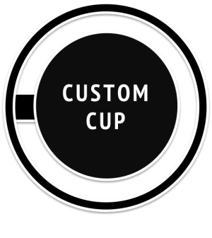 Custom Cup Coffee Logo