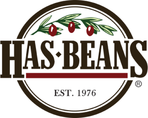 Has Beans Coffee And Tea Co Logo