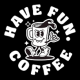 Have Fun. Coffee Logo