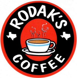 Rodak's Coffee And BBQ Grills Logo