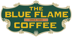 The Blue Flame Coffee Logo